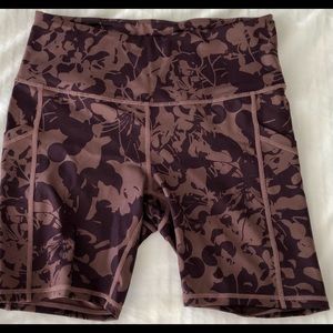ZELLA Printed Exercise Bike Shorts -EUC